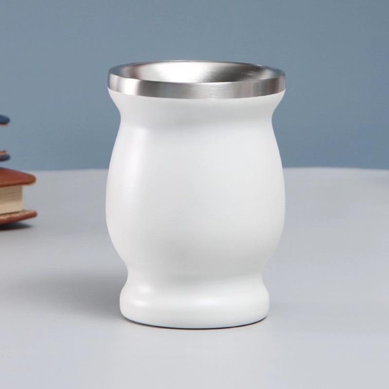 Amazon Hot-selling, Stainless Steel Oz Stainless Steel Mate Tea Cup Gourd Type Heat Insulation Cup Mini Gourd Cup