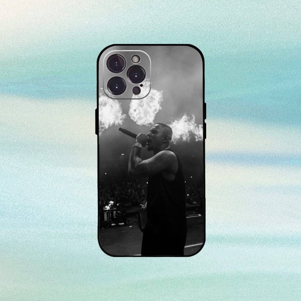 L-Luciano Rapper Phone Case For iPhone17 16 15 14 13 12 11 Pro Max Plus,5G Soft Black Case
