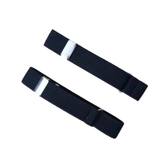 1 pár unisexový pásek na ruku Nastavitelná šířka 2 cm Pevný kontrastní pásek na nohy Elastická košile Držák rukávu Manžety na paži Pásky na párty Denní oblečení Příslušenství