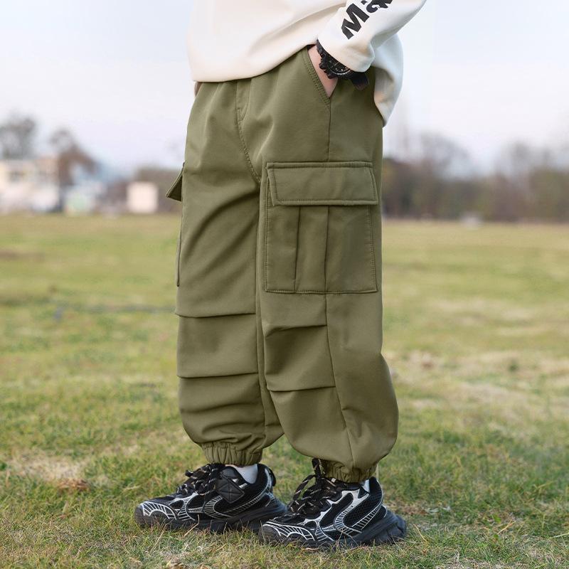 

Детские брюки весна и осень новые водонепроницаемые брюки для мальчиков модные прямые брюки банджи 170 [Recommended 155-165 height within 47.5 kg]