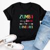 Summer Women's Short Sleeve T-shirt Pattern Print Fashion Casual Round Neck Comfortable Women's Short Sleeve T-shirt