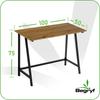 Biurko Małe Proste Olcha Loft 100X50X75 Vb4A Begryf