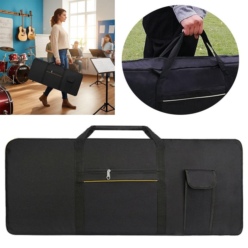 Oxford cloth Keyboard Storage Bag Black Electronic Piano Bag Instrument Protective Bag  Universal