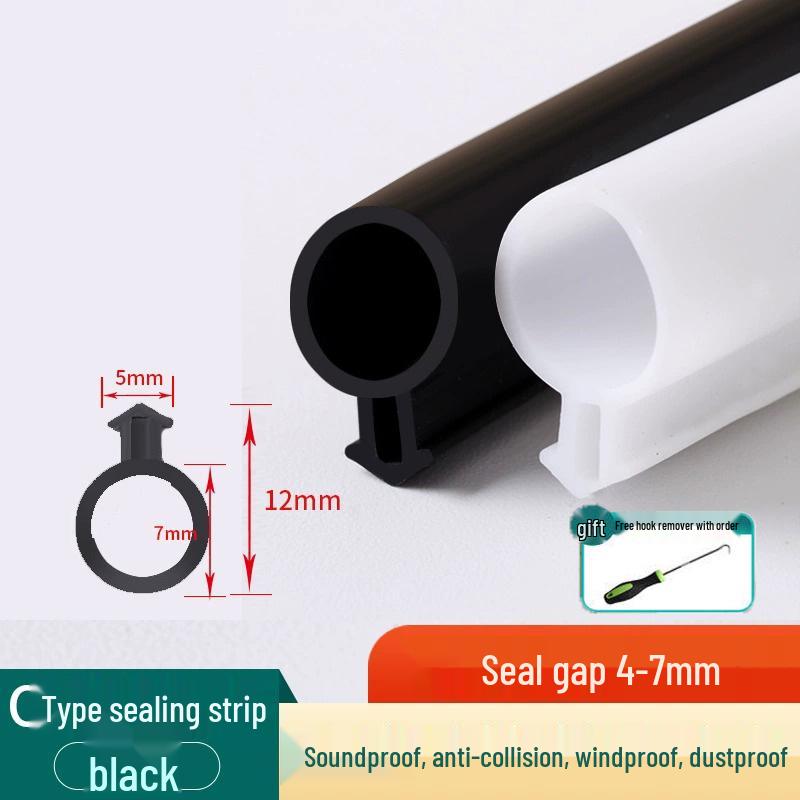 Těsnící lišta okna typu O z voděodolného a zvukotěsného UPVC pro dovnitř otevíraná okna