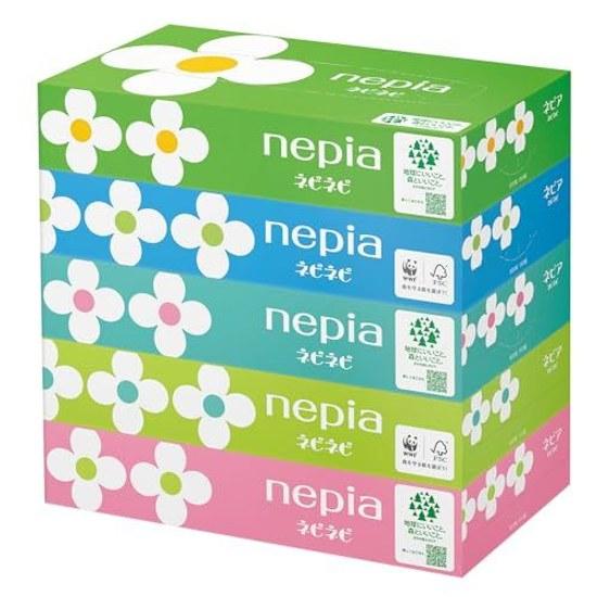 Nepia Nepinepi Tissue 300 Sheets (150 Pairs) 5 Boxes