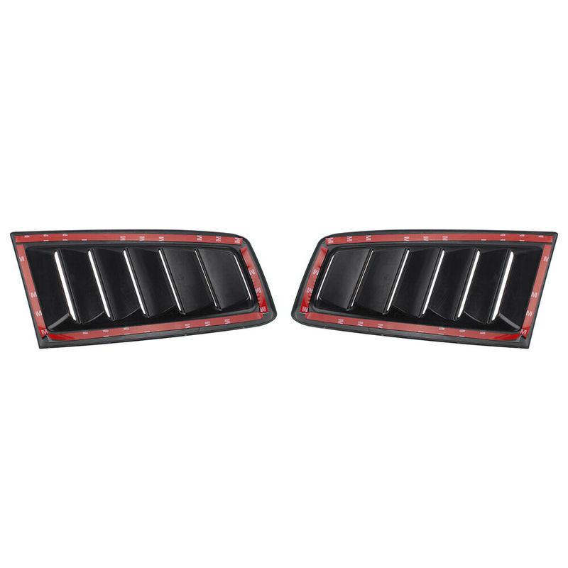 2X Engine Hood Vent For BMW E60 E90 E91 E92 E93 F30 F10 Louvers Air Scoop Bonnet Vent Cover Air Intake Cover Glossy Black