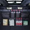 Universal Car Trunk Organizer Adjustable Backseat Storage Bag Net High Capacity Multi-use Oxford Automobile Seat Back Organizers