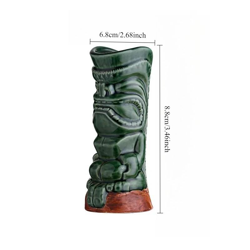 Personality Easter Island Mugs Hawaii Cocktail Glass Martini Ceramic Mugs Party Creative Tiki Bar Mug Home Decor Halloween Gift