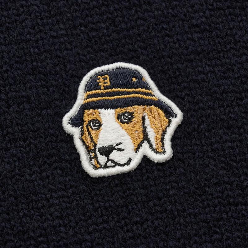 HAZZYS Women's PHIZ Series Solid V-Neck Loose Wool Cardigan