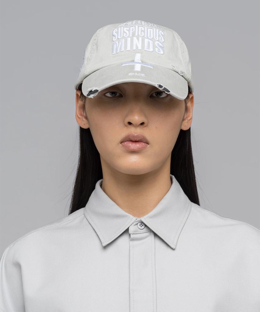 032Ssi (U) Suspicious Minds Cap Faded Grey