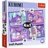 TREFL 4-in-1 Puzzle Kuromi' Day +4