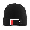 1 Batteria Batteria Scarica Cappello Caldo Lavorato a Maglia Cappello Lavorato a Maglia Invernale Cappelli Skullies Berretti Cappelli Hip Hop per Unisex