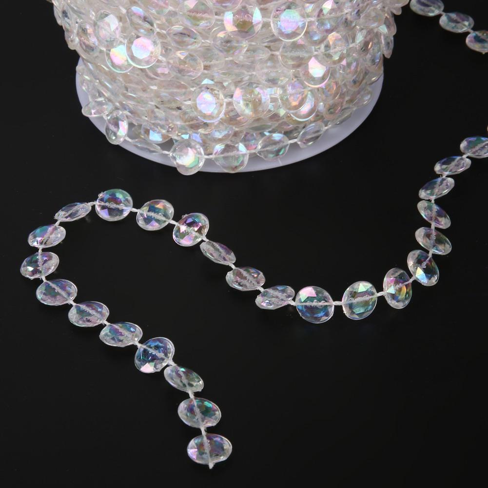 Crystal Glass Door String Creative Diamonds Chains Bead Curtain Elegant Exquisite Fashion Portable Shiny Wedding DIY Party Decor
