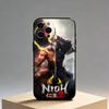 Game N-Nioh Pritend Phone Case For iPhone17,16,15,14,13,12 Plus,Max Soft Silicone Black Cover
