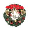 Christmas Door Decor Wreaths Realistic Hanging Wreath Garland Decoration Versatile Bow/Berry/Santa/Reindeer for Home Party Decor
