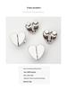 Heart-Shaped Magnetic Curtain Buckle - Strong Metal Closure for Light Leak Prevention