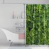 Lush Greenery Shower Curtain with Dense Foliage Design for a Fresh, Nature-Inspired Bathroom Decor Theme that Brings