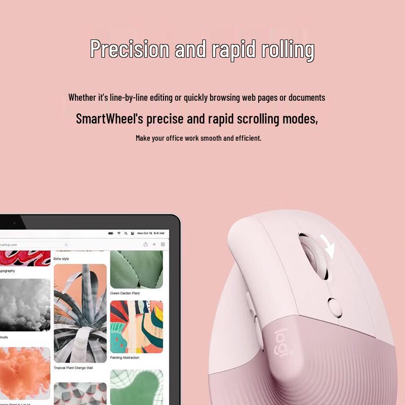 Logitech Lift Ergonomic Vertical Wireless Mouse