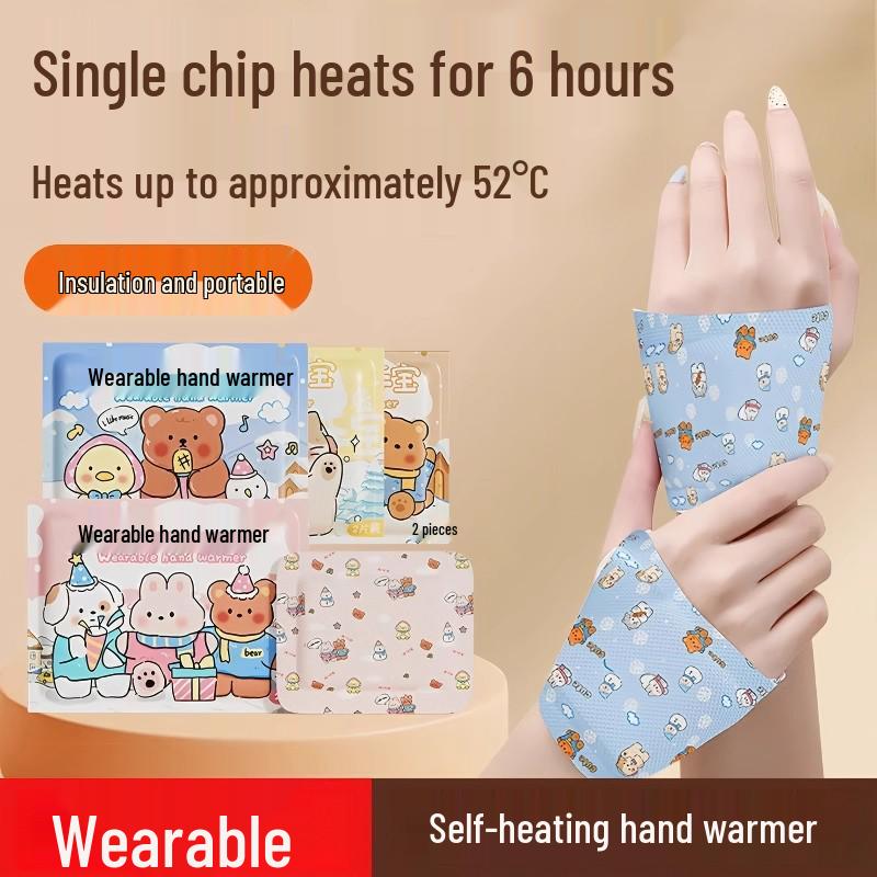 Disposable Self-Heating Hand Warmer Stickers - Portable Winter Warmth for Work, Play, and Outdoors