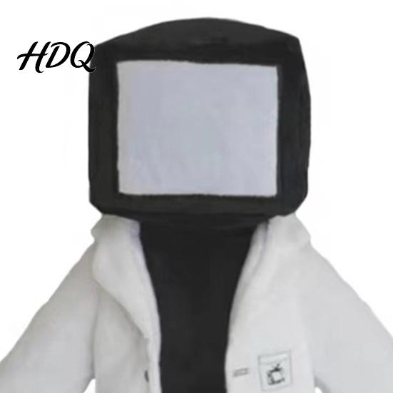 Doldurulmuş Peluş Oyuncak TV Adam PP Pamuk Tam Dolu Konuşmacı Peluş Sevimli Bebek Koleksiyonluk Çocuklar Hayranlar İçin Hediyeler Cadılar Bayramı Dekorasyonu Noel Doğum Günü