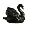 Figura di Anatra in Porcellana Statuetta Animale Ceramica Elegante da Collezione per Case Moderne Accento Ornamentale per Styling Interni Ufficio