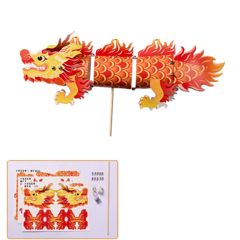 

Handheld Lantern Making Material Flexible Spring Festival Dragon Decoration Lantern Festival Style C