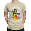 Unisexs TShirt I Support Unisexs Sports Vintage Pure Cotton Tees Short Sleeve Funny Cleaning Lady T Shirts O Neck Clothes Summer