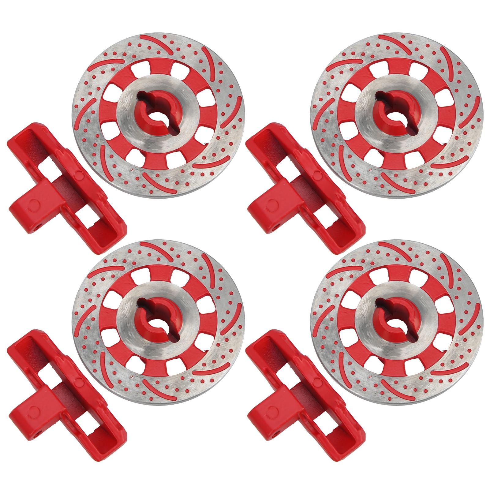 

Шестигранна колісна маточина Гальмівний диск Супорт Диск RC Аксесуари Підходить для RC автомобіля Traxxas UDR 17 Синій червоний