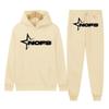 Gothic Punk Rock Letter Hoodie & Sweatshirt Set - Trendy Streetwear