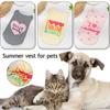 Haustier-Hundekleidung, T-Shirt, Weste, Kleidung, Welpen, Katze, niedliches bedrucktes Kostüm