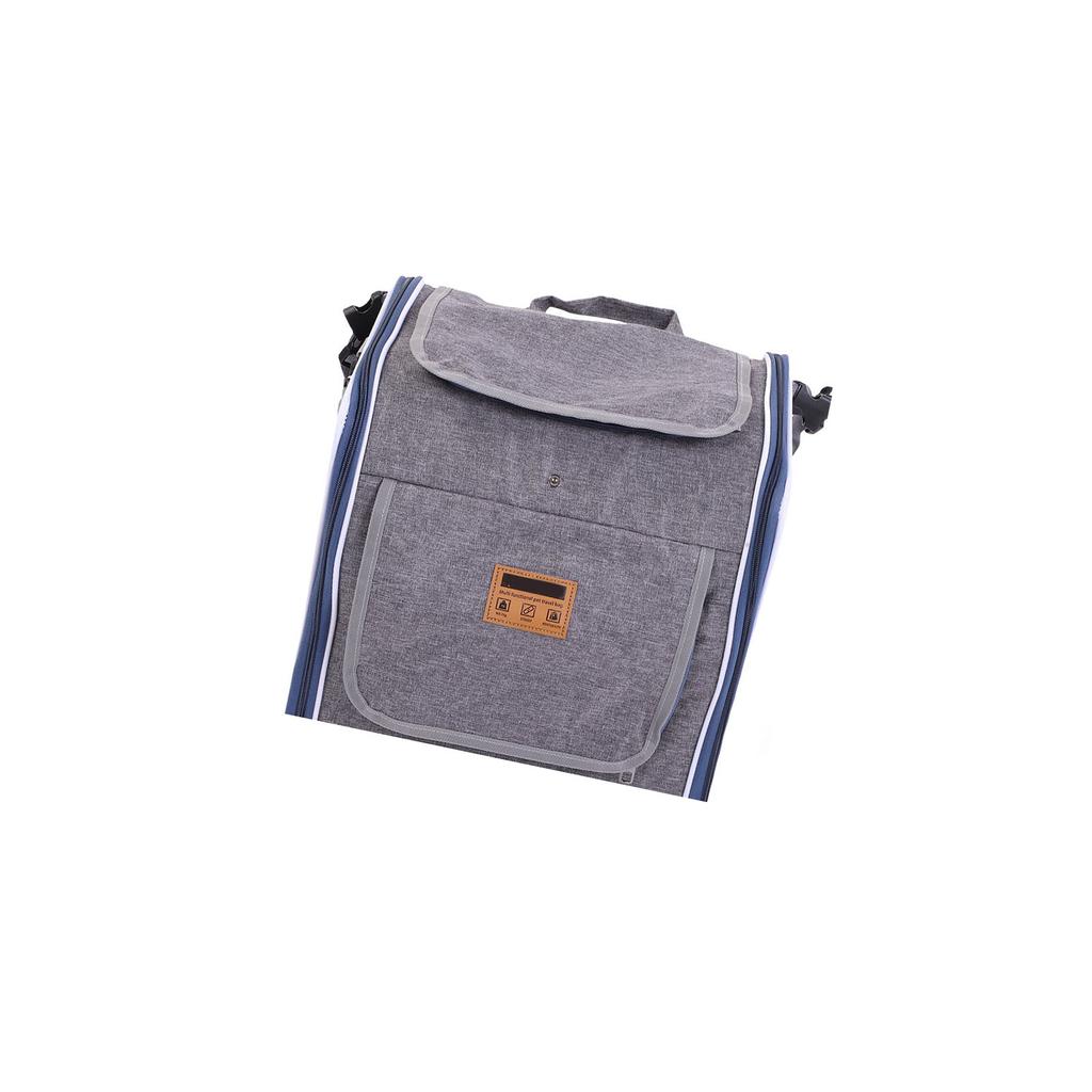 Dog Bike Basket Oxford Cloth Expandable Brthable Pet Carrier Backpack with Mesh Window for Small Dogs Cats