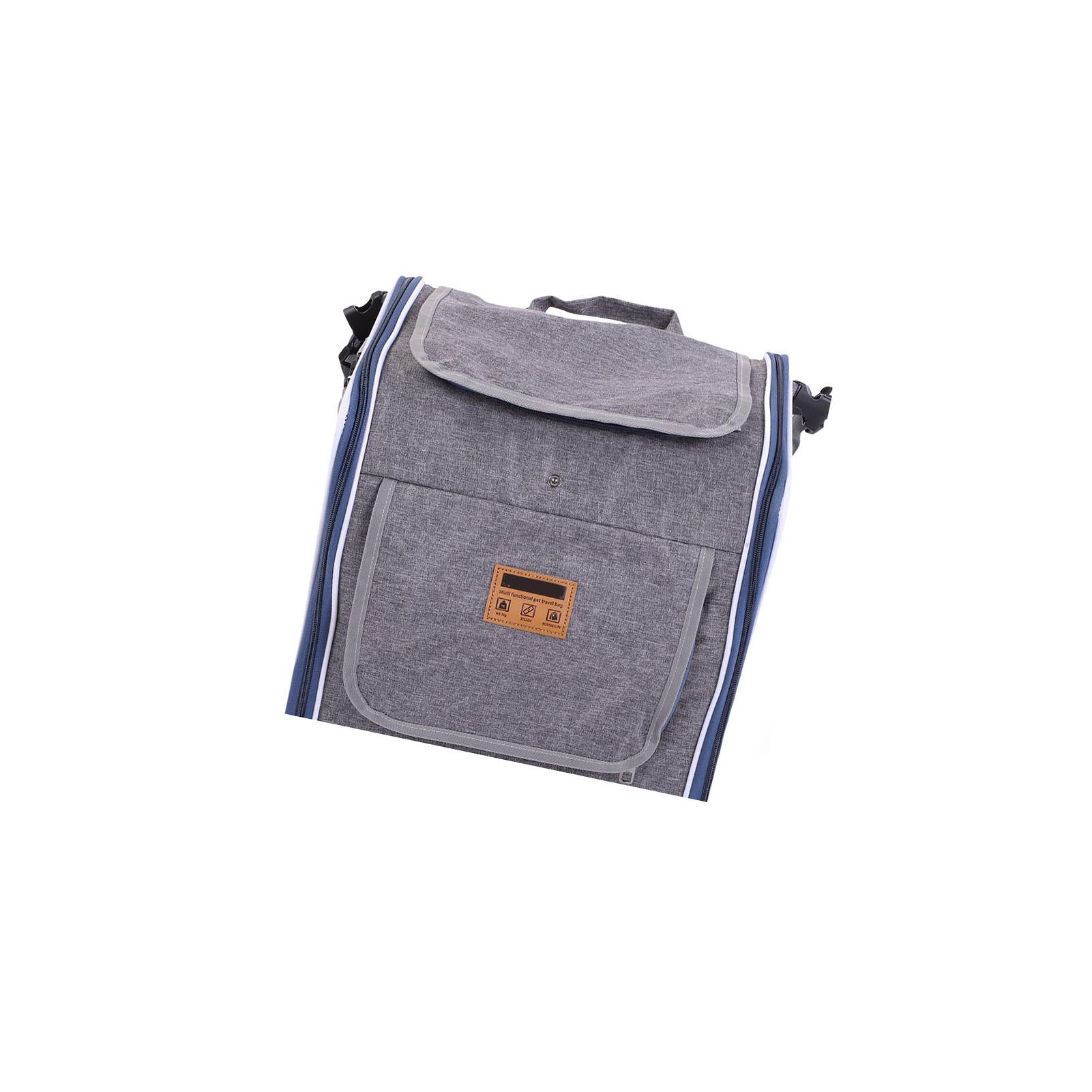 

Dog Bike Basket Oxford Cloth Expandable Brthable Pet Carrier Backpack with Mesh Window for Small Dogs Cats
