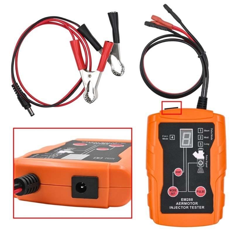Automotive Oil Injector Diagnostic Equipment 8 Pulse Modes 4 Wire Double Channel Injector for Car Diagnosis Cleaning Tool