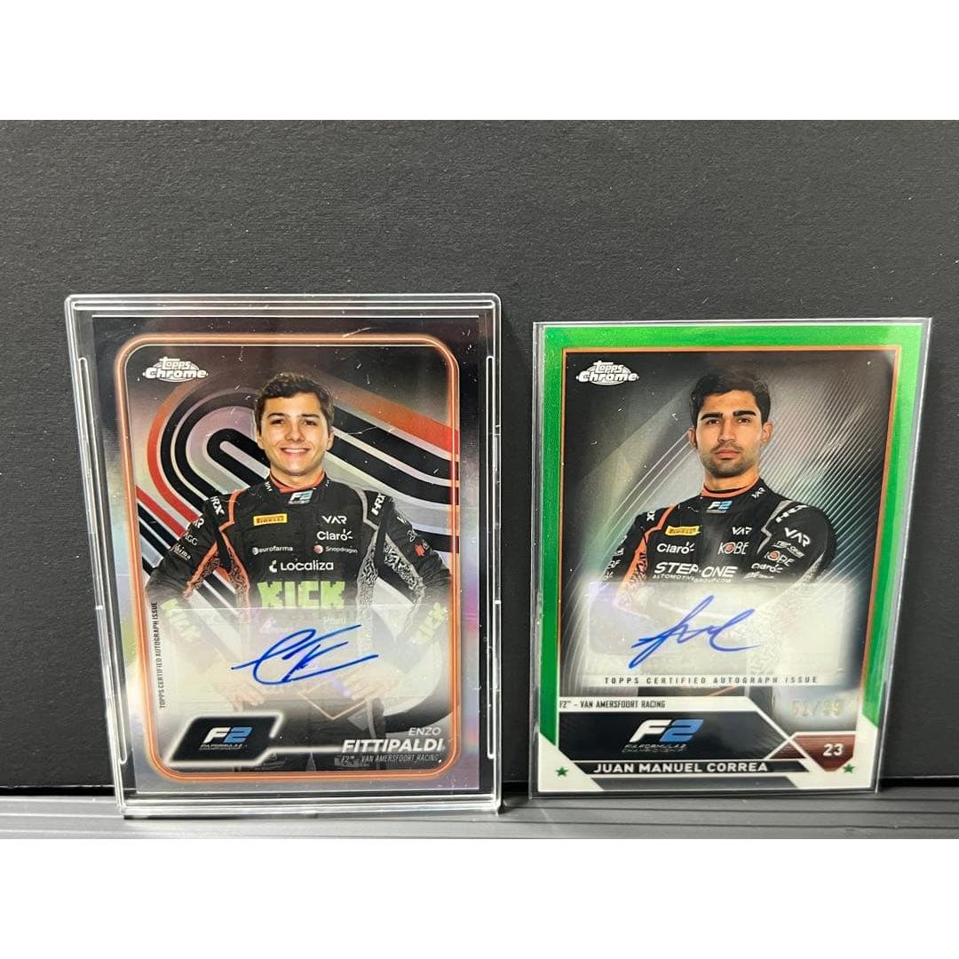 Used Topps F1 2023-2024 Autograph Card Set