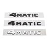 3D ABS 4MATIC Logo Car Rear Trunk Letters Emblem Badge Stickers For Mercedes Benz W246 W204 W205 W212 W213 R350 C300 E300 W447 DL8