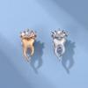 Delicate Teeth Brooch Diamond Inlay Crown Teeth Ornament Metal Badge Cute Pin