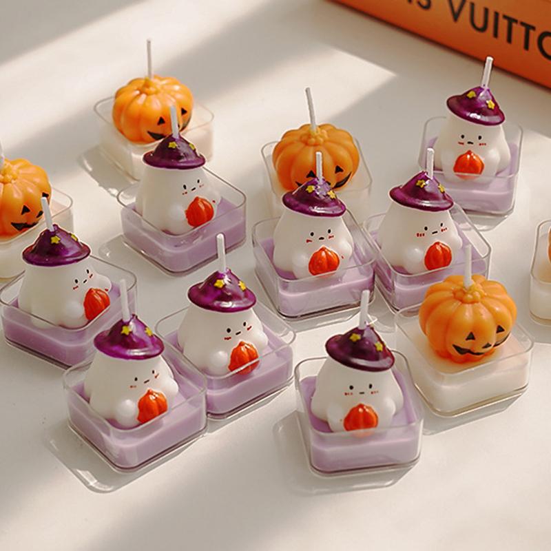 Halloween Artificial Creative Gift Ambience Aromatherapy Candles Handmade Simulated Pumpkin Ornament 8 Styles