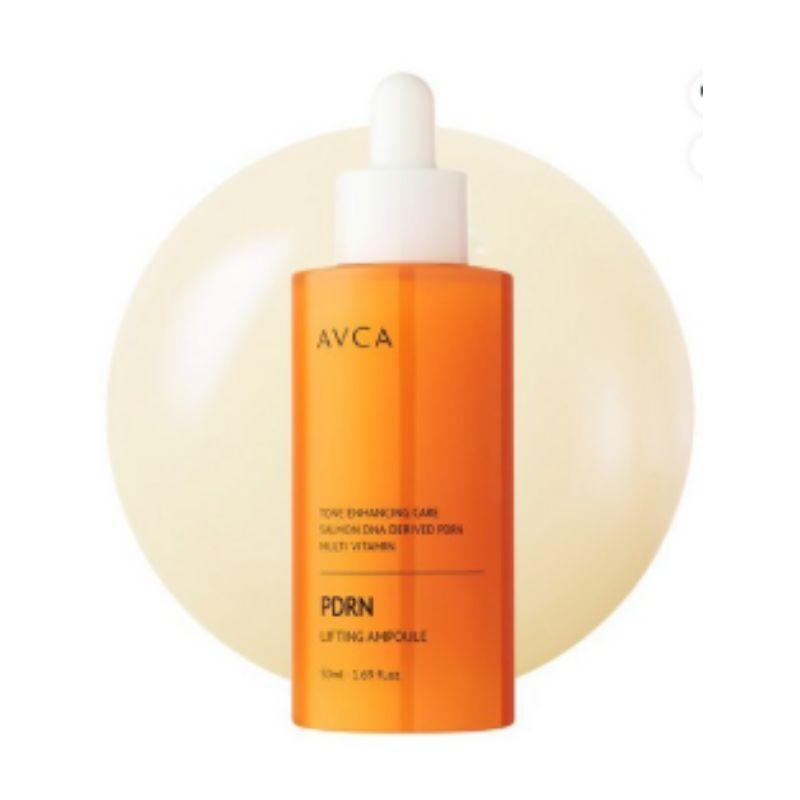 AVCA PDRN Multi Vitamin Brightening & Firming Ampoule 50ml – Skin Repair, Radiance & Elasticity Care Serum