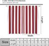 Red White Striped Curtains Vertical Stripe Geometric Modern Chic Style Curtain Bedroom Living Farmhouse Made Of Polyester Window Treatment