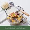 Changbaosen Glas-Frühstückstasse mit großem Fassungsvermögen