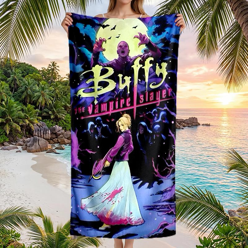 Buffy Fashion Beach Towel: Ideal for Summer Adventures Soft, absorbent and quick drying suitable for swimming and bathing
