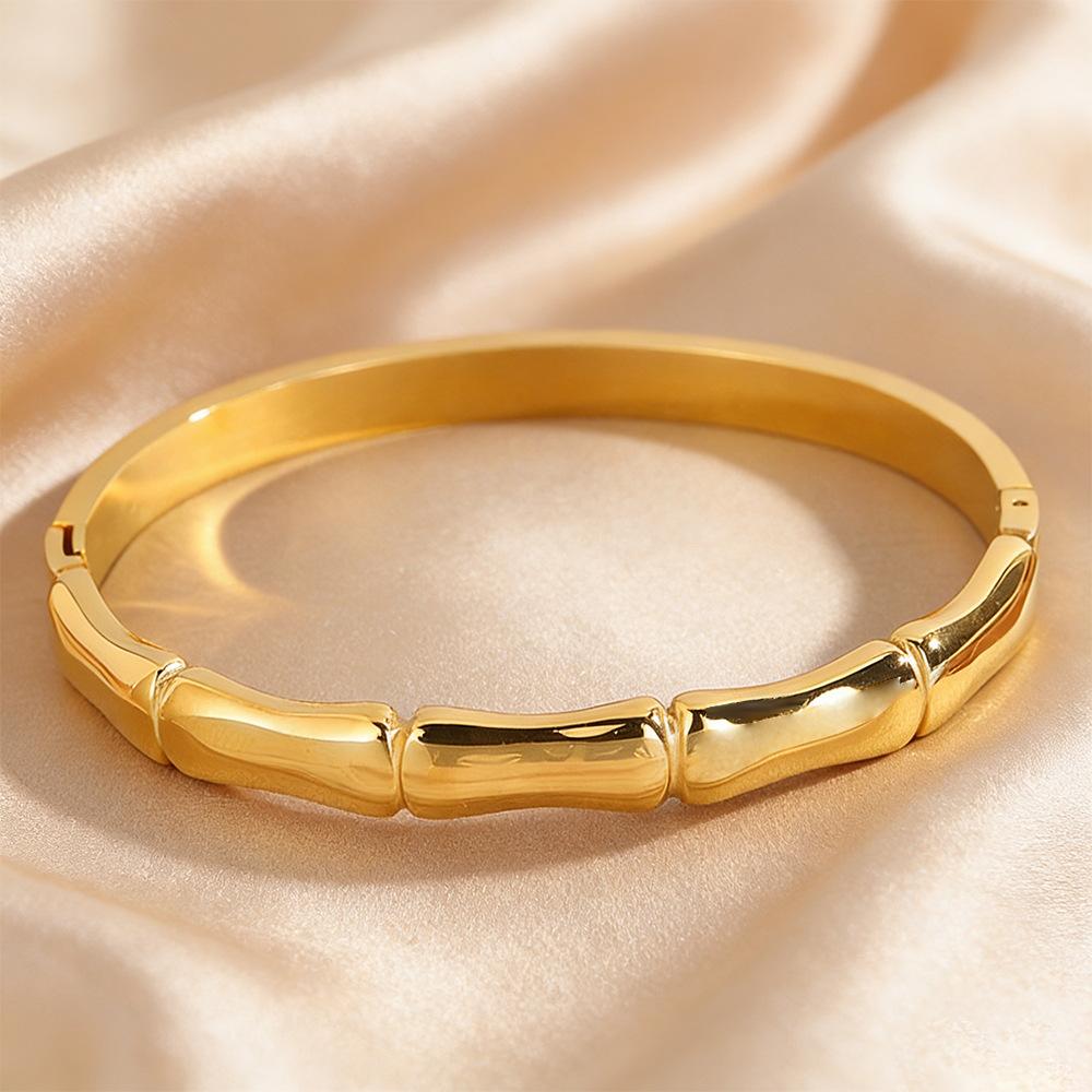 European and American Color Bamboo Light Luxury Women's Fashion Niche High-end Bracelet