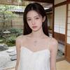 Elegant Heart With Wing Necklace In Shining Zinc Alloy Design Fashion Accessory Gift Perfect For Romance Presents