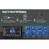 P15 12V-24V 35A/25A/20A/15A/10A Car Battery Charger LCD Automatic Pulse Repair Charge for Lifepo4 AGM Lead-Acid Lithium Batteri