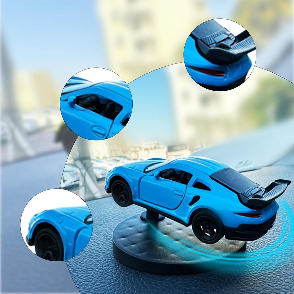 1/64 Dynamic Vehicle Car Model Center Decoration Turning And Tracking Universal Auto Accessories