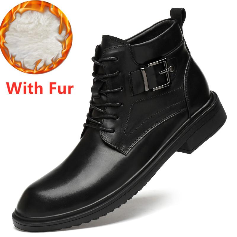 

Модные высококачественные мужские деловые ботинки на шнуровке, модные мужские удобные высокие прогулочные туфли 2024 года, универсальные мужские мотоциклетные ботинки 38