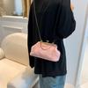 Trendy Shell Bag Stylish Crossbody Chain Bag Beautiful Handheld Purse For Casual Use