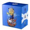 Anime Dragon Ball, Bikachu COS demonized Vegeta figure desktop car chassis ornament super Saiyan