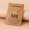 European Style 777 Angel Number Stainless Steel Necklace - Luxury Design Women's Clavicle Chain