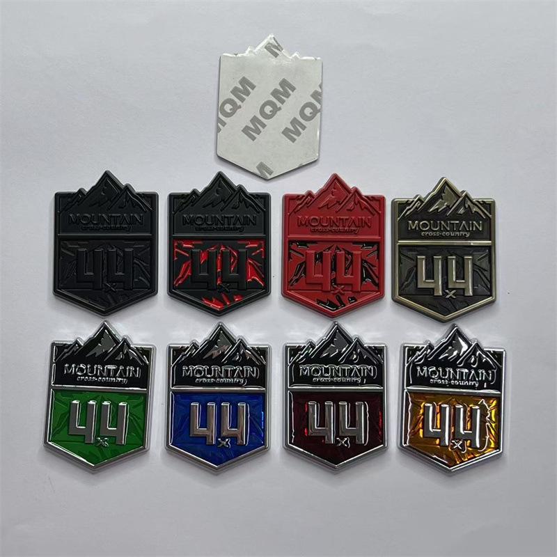 JEEP Wrangler Highlander 4X4 Off-Road Metall Schneebirge Emblem Aufkleber